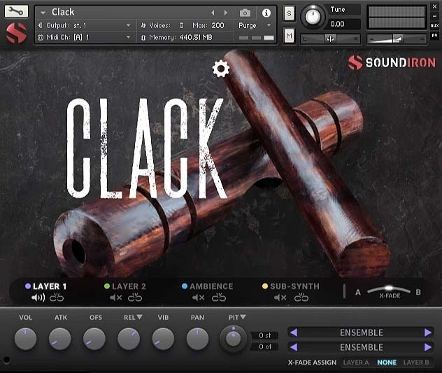 Soundiron - Clack Screenshot 2