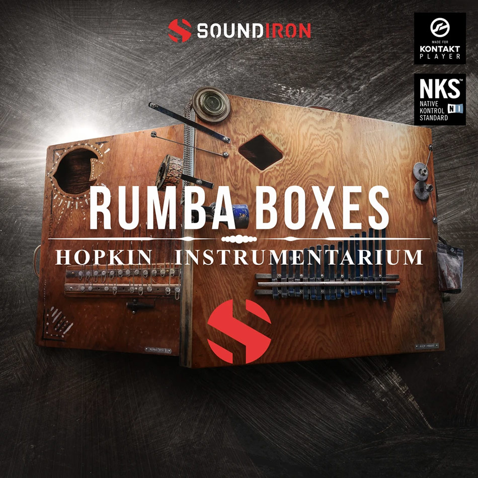 Soundiron - Hopkin Instrumentarium : Rumba Boxes Kontakt Instruments Software GUI Artwork