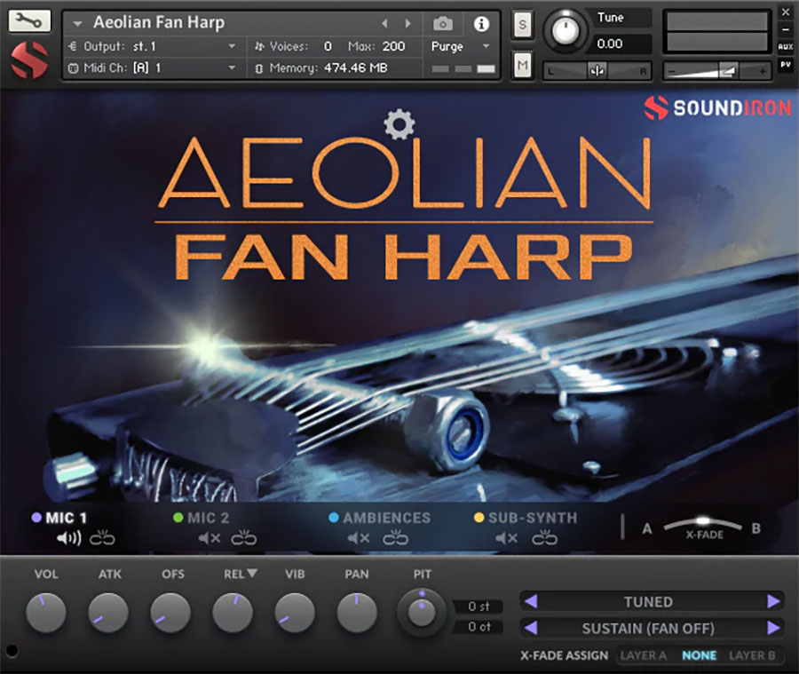 Soundiron - Aeolian Fan Harp Screenshot 2
