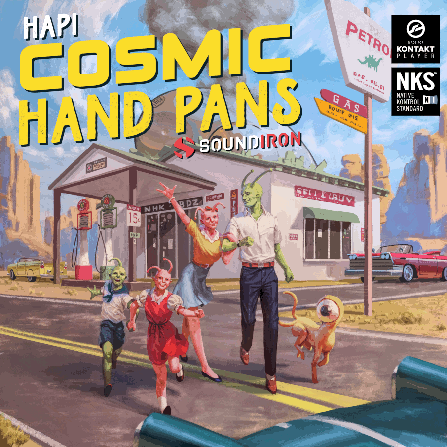 Soundiron - Cosmic Hand Pans Kontakt Instruments Software GUI Artwork