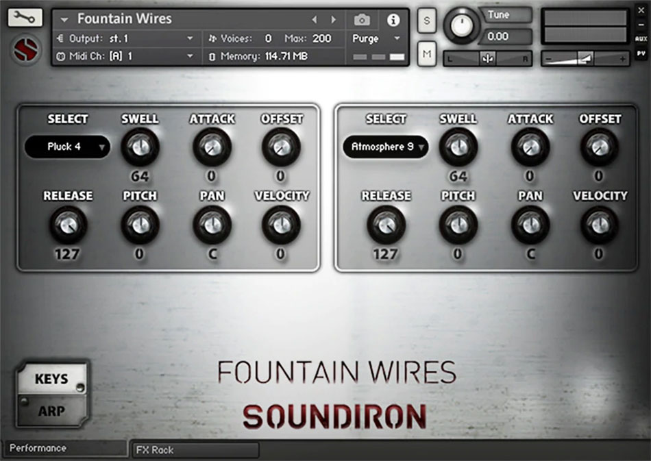 Soundiron - Fountain Wires Screenshot 2