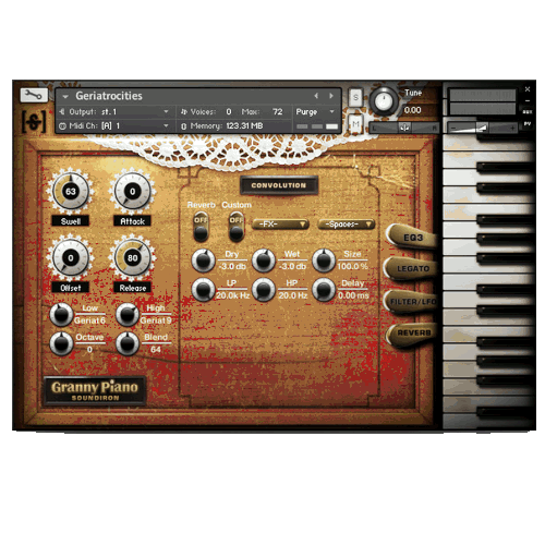 Soundiron - Old Busted Granny Piano Screenshot 2