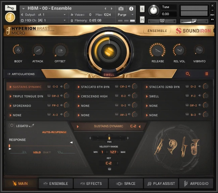 Soundiron - Hyperion Brass Micro Screenshot 2