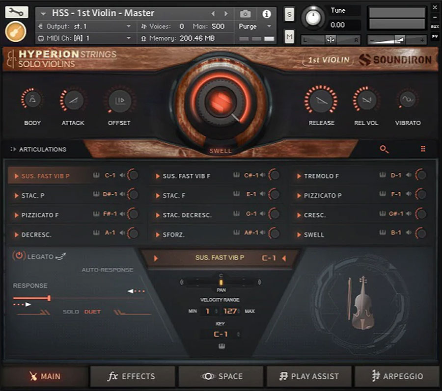 Soundiron - Hyperion Strings Solo Violins Screenshot 2