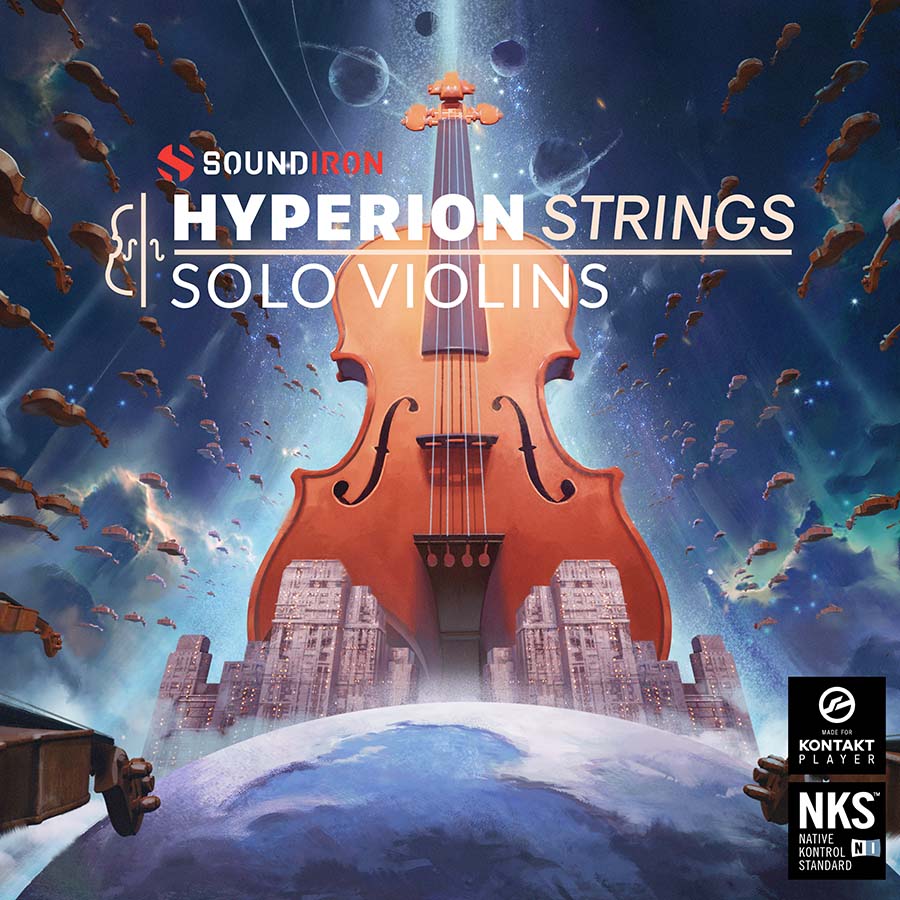 Soundiron - Hyperion Strings Solo Violins Kontakt Instruments Software GUI Artwork