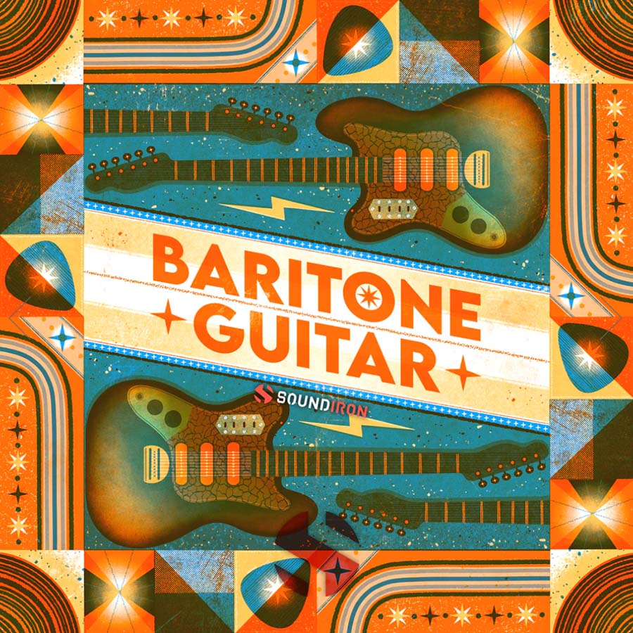 Soundiron - Iron Pack 5 - Baritone Guitar Kontakt Instruments Software GUI Artwork