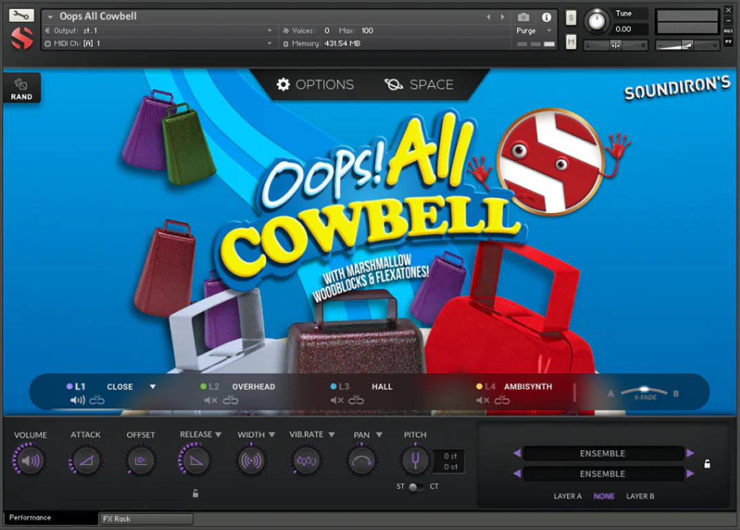 Soundiron - Oops! All Cowbell Screenshot 2
