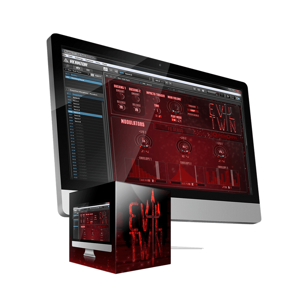 Soundmorph - Evil Twin Plugins & FX Software GUI Artwork