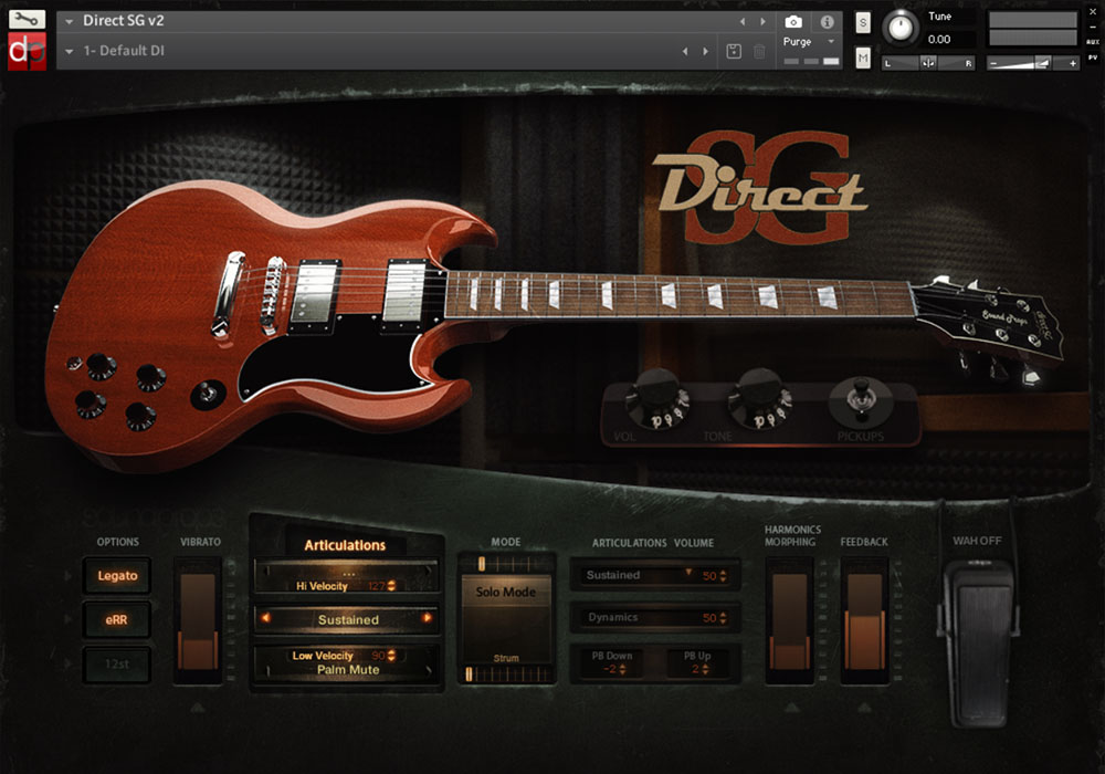 SoundProps - Direct SG Kontakt Instruments Software GUI Artwork