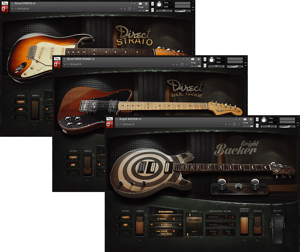 SoundProps - Guitar Series Vol. 1 Kontakt Instruments Software GUI Artwork
