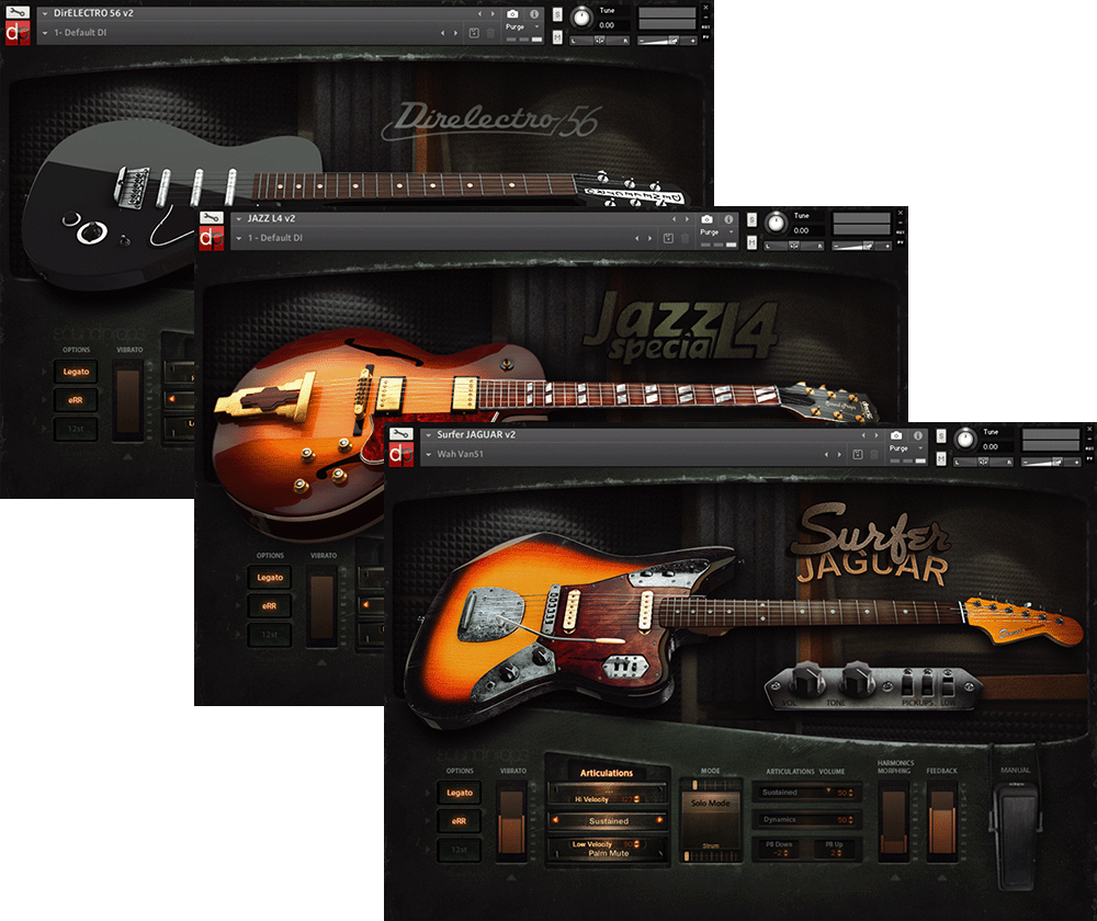 SoundProps - Guitar Series Vol. 4 Kontakt Instruments Software GUI Artwork
