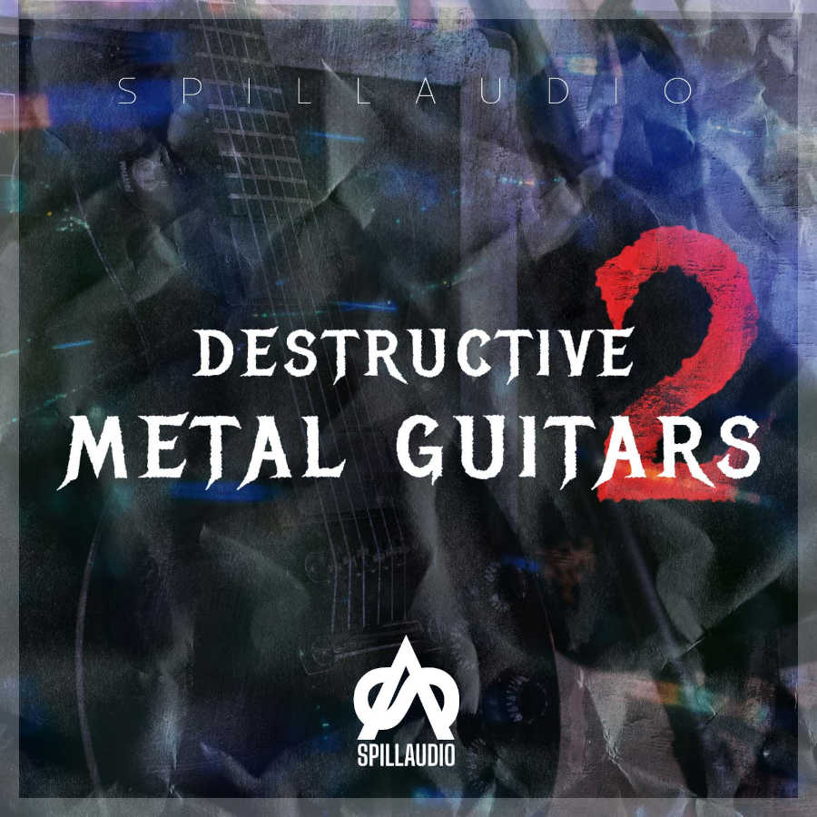SpillAudio - Destructive Metal Guitars 2 Sample Packs Software GUI Artwork