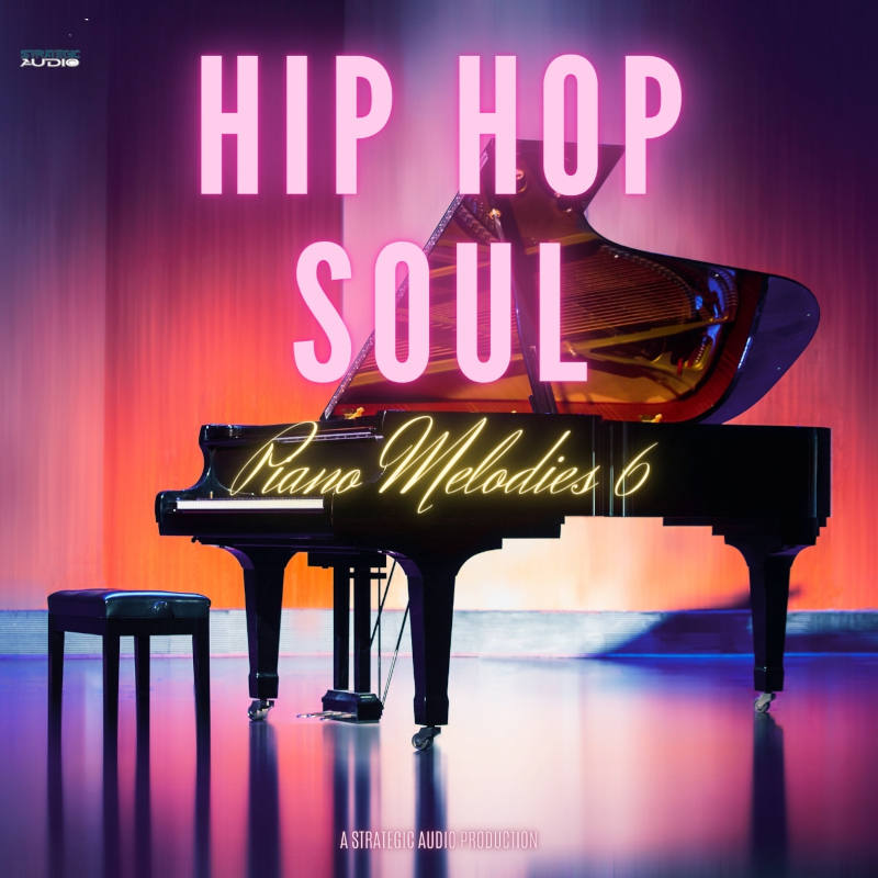 Strategic Audio - Hip Hop Soul Piano Melodies 6 Sample Packs Software GUI Artwork