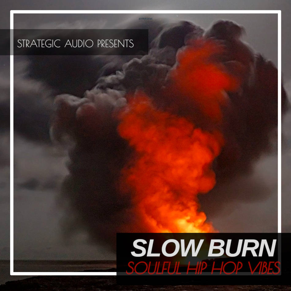 Strategic Audio - Slow Burn: Soulful Hip Hop Vibes Sample Packs Software GUI Artwork