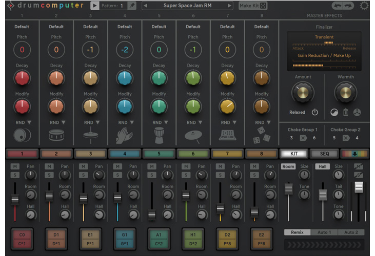 Sugar Bytes - DrumComputer Plugins & FX Software GUI Artwork