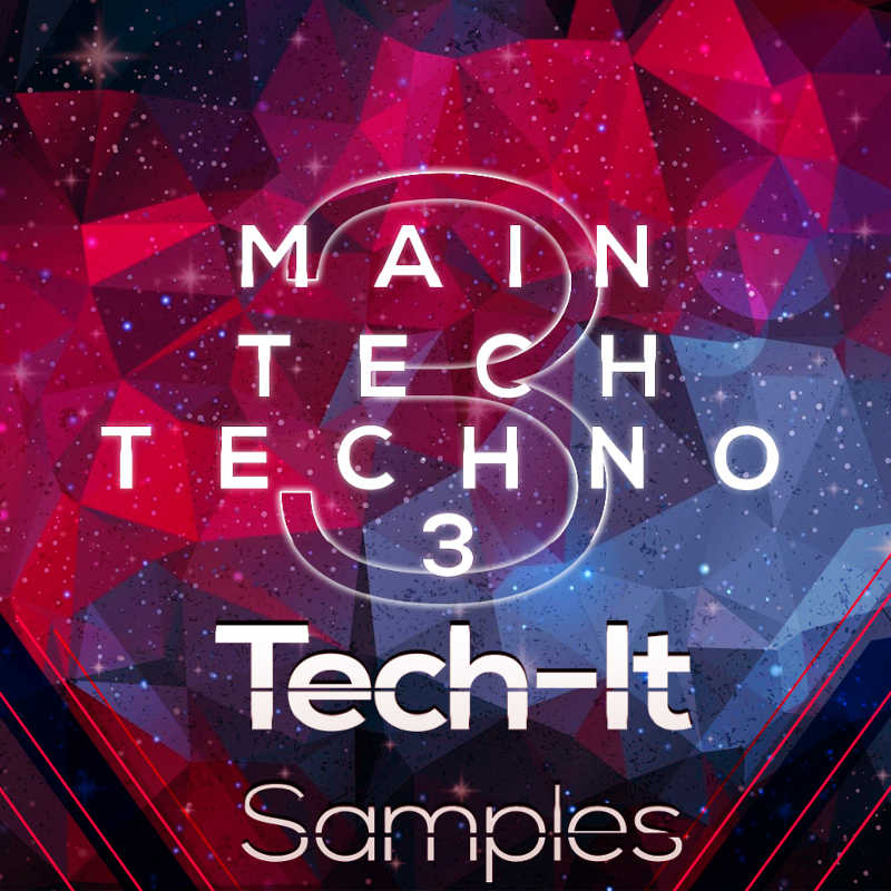 Tech-It Samples - Main Tech-Techno 3 Sample Packs Software GUI Artwork