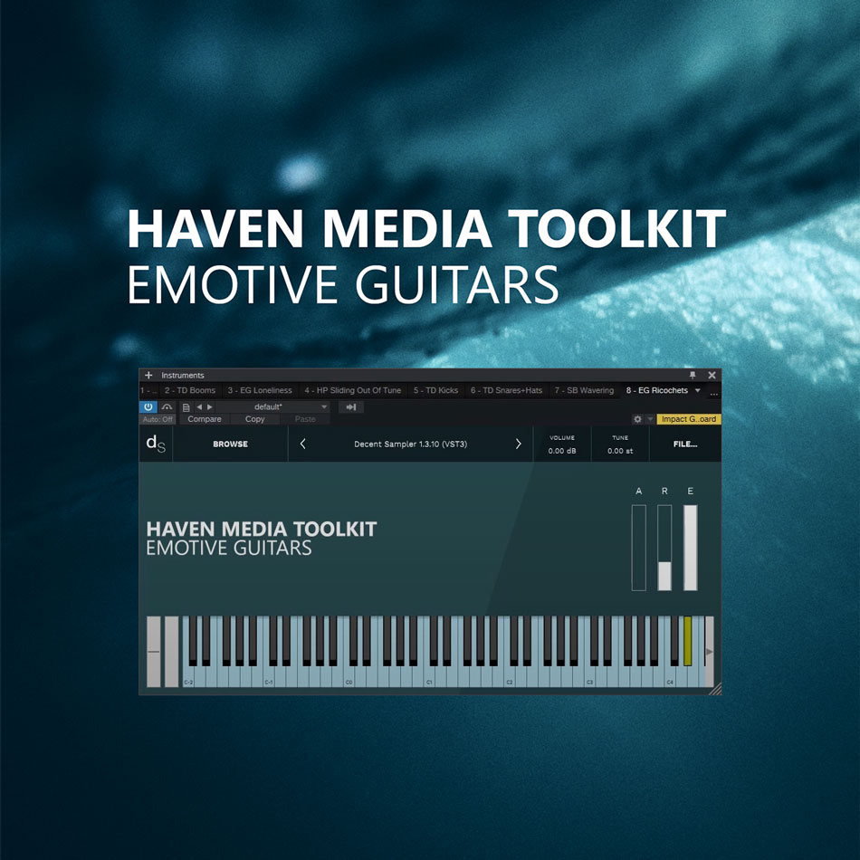 The Last Haven - HMT: Emotive Guitars Plugins & FX Software GUI Artwork