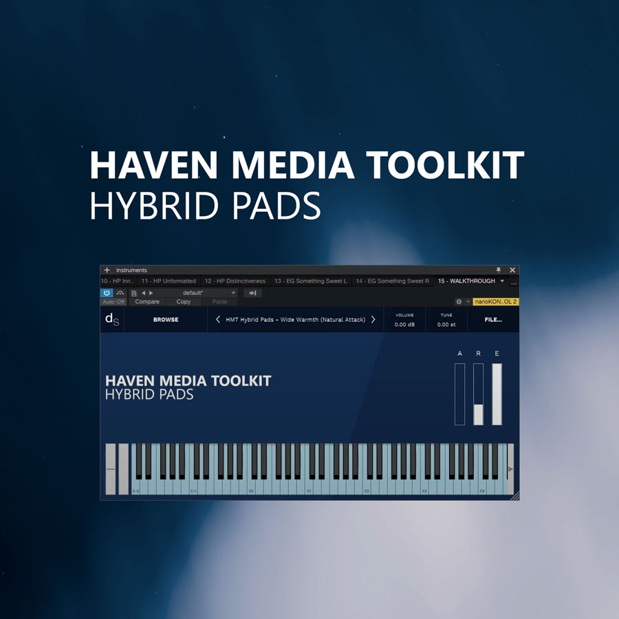 The Last Haven - HMT: Hybrid Pads Plugins & FX Software GUI Artwork