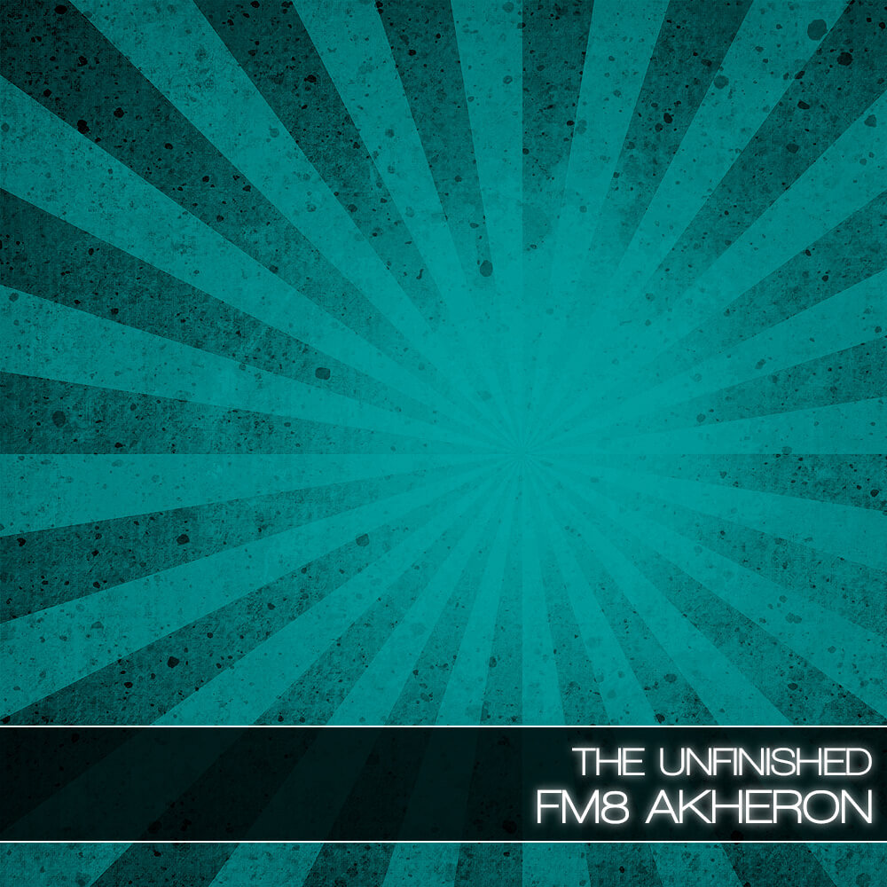 The Unfinished  - FM8 Akheron Presets Software GUI Artwork