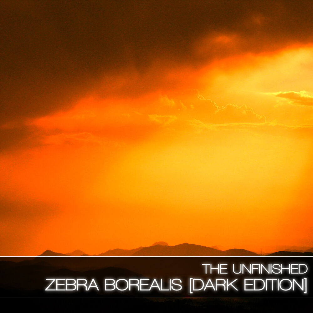 The Unfinished  - Zebra Borealis: Dark Edition Presets Software GUI Artwork