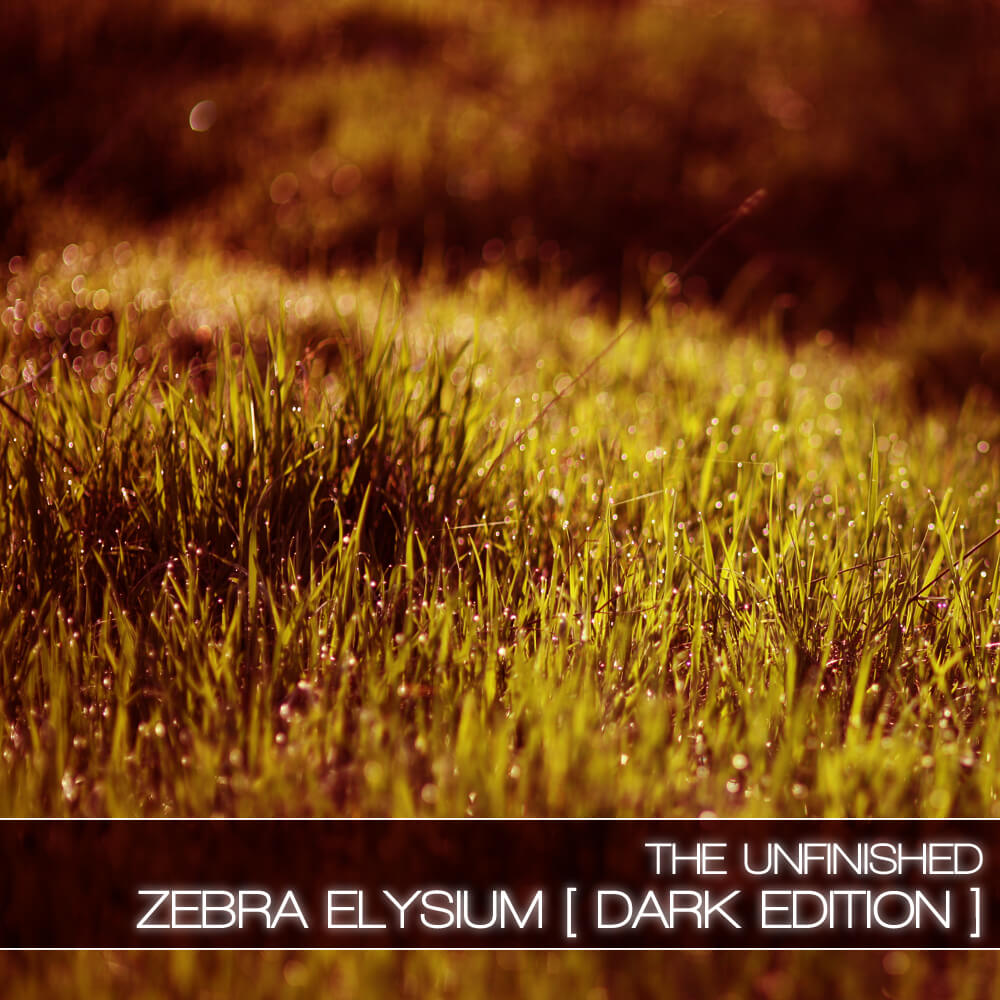 The Unfinished  - Zebra Elysium: Dark Edition Presets Software GUI Artwork