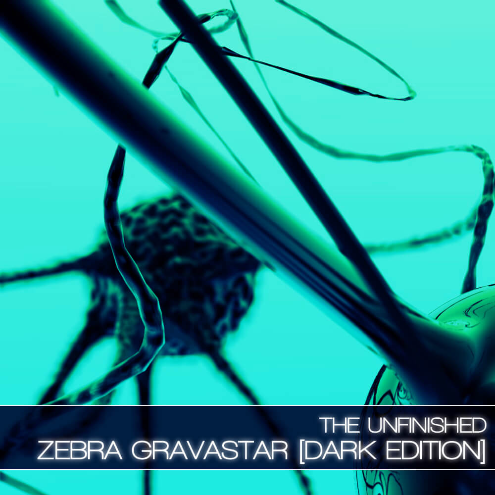 The Unfinished  - Zebra Gravastar: Dark Edition Presets Software GUI Artwork