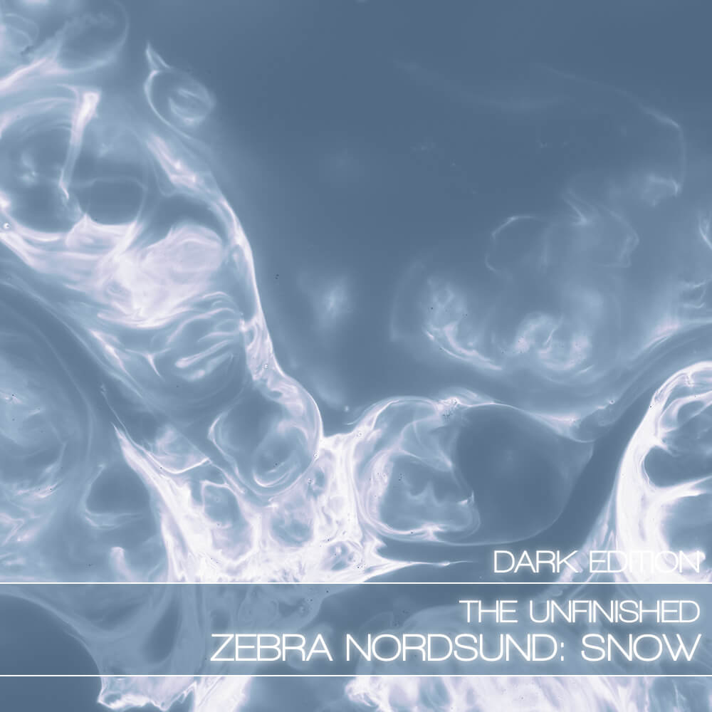 The Unfinished  - Zebra Nordsund Snow: Dark Edition Presets Software GUI Artwork