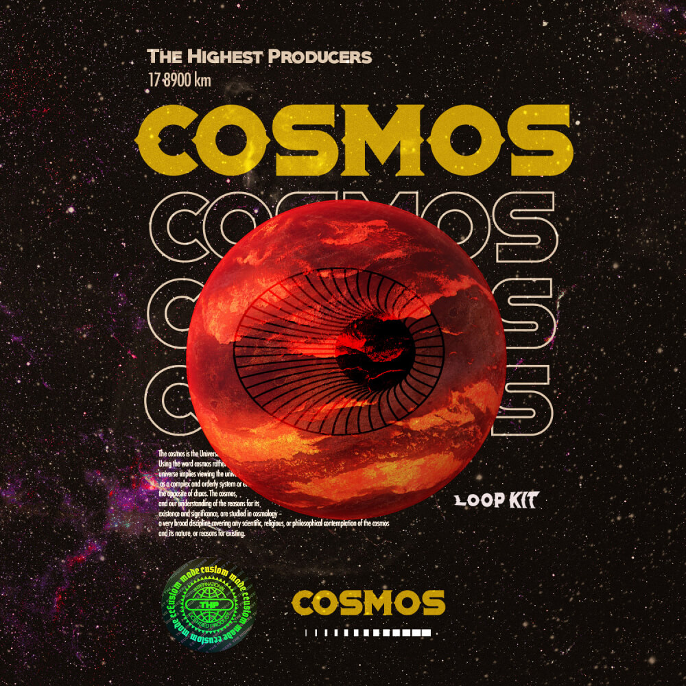 The Highest Producers - Cosmos Sample Packs Software GUI Artwork