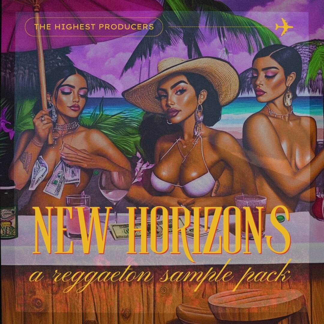 The Highest Producers - New Horizons - Reggaeton Sample Packs Software GUI Artwork