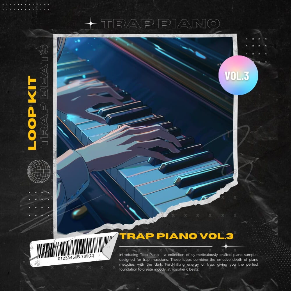 The Highest Producers - Trap Piano Vol. 3 Sample Packs Software GUI Artwork