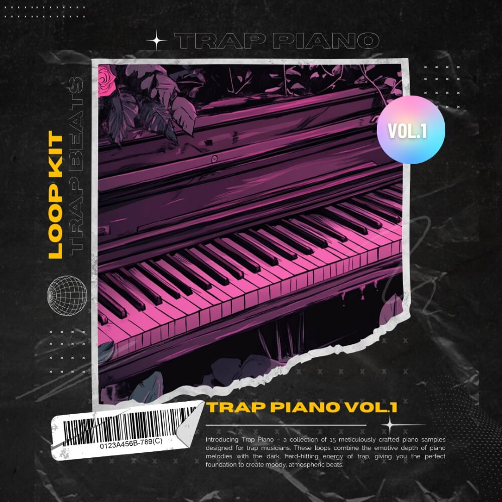 The Highest Producers - Trap Piano Loops Vol. 1 Sample Packs Software GUI Artwork