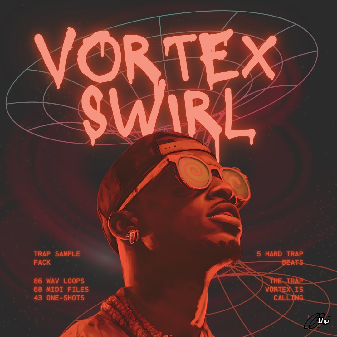 The Highest Producers - VorteX Swirl Sample Packs Software GUI Artwork