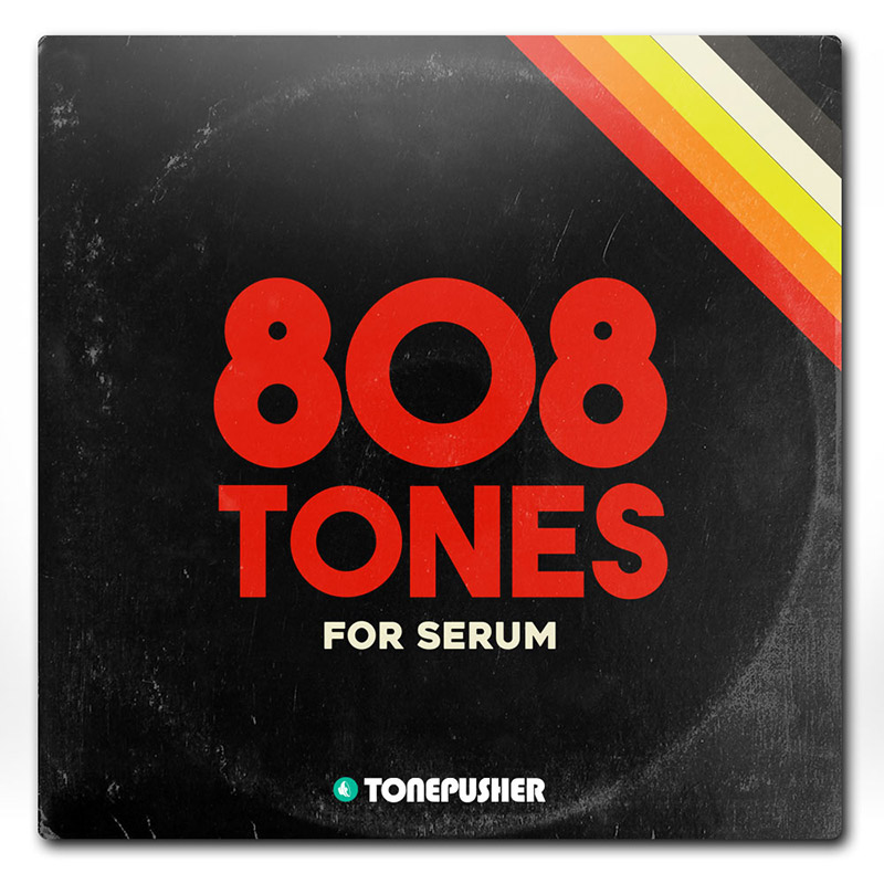 Tonepusher - 808 Tones Presets Software GUI Artwork