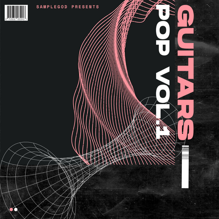 Samplegod - Pop Guitars Vol.1 Sample Packs Software GUI Artwork