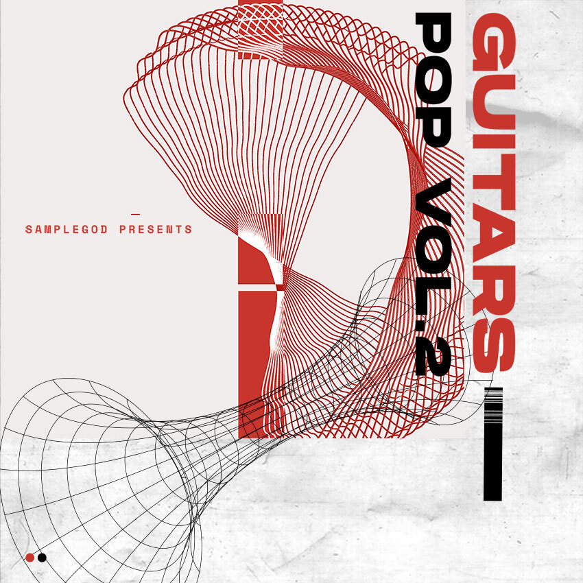 Samplegod - Pop Guitars Vol.2 Sample Packs Software GUI Artwork