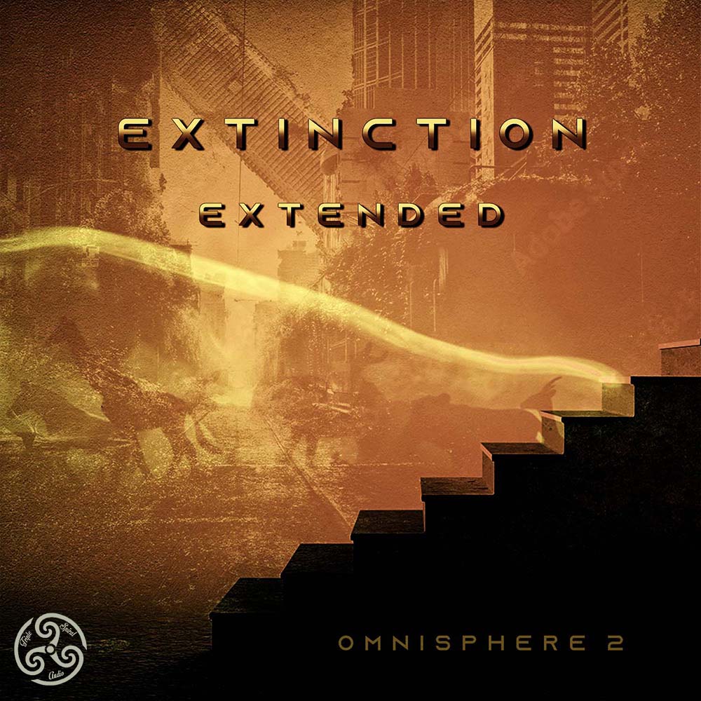 Triple Spiral Audio - Extinction Extended Presets Software GUI Artwork