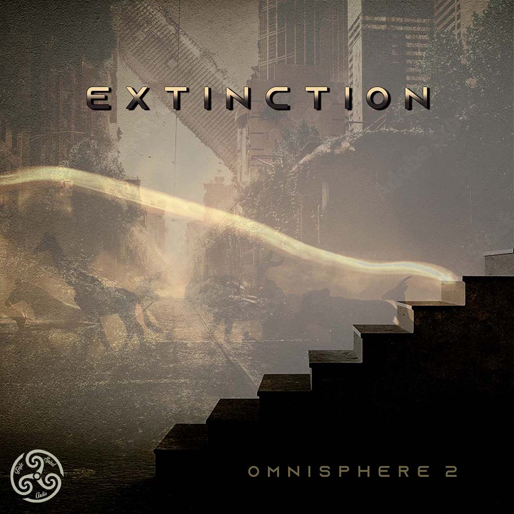 Triple Spiral Audio - Extinction Presets Software GUI Artwork