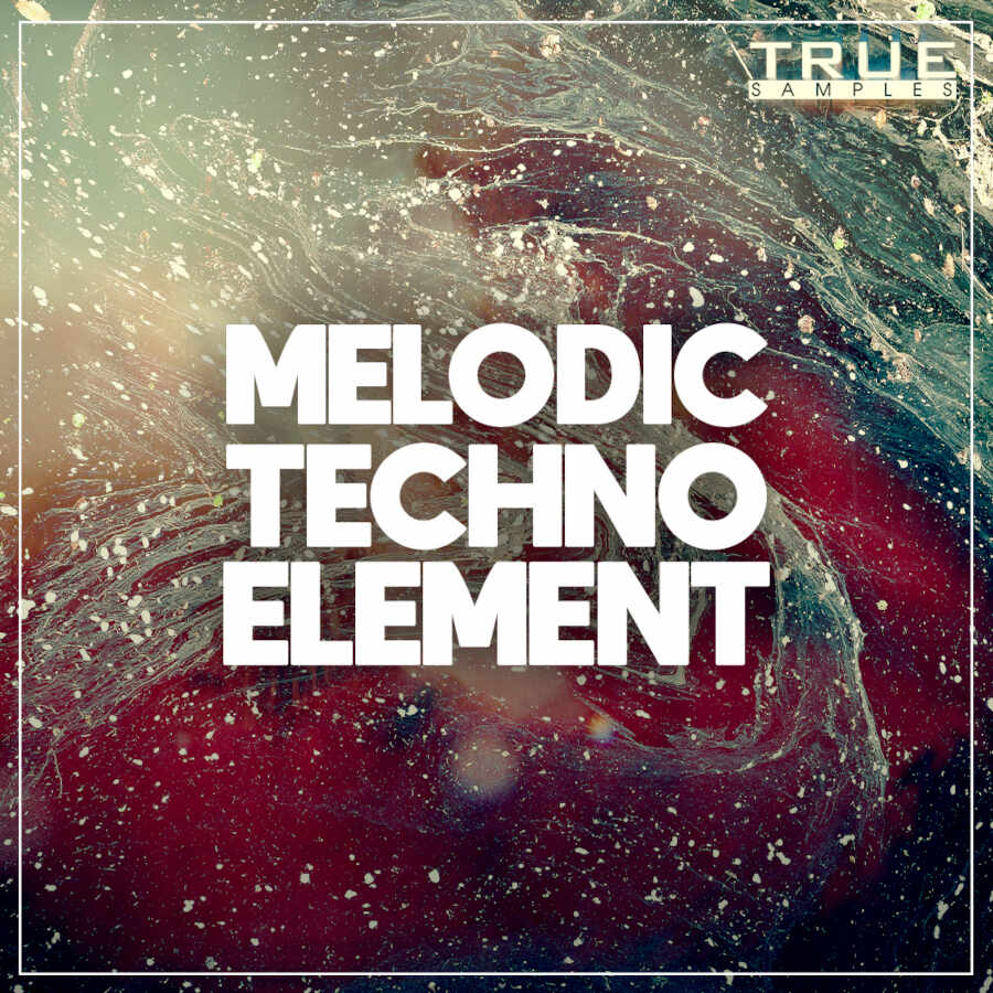 True Samples - Melodic Techno Element Sample Packs Software GUI Artwork