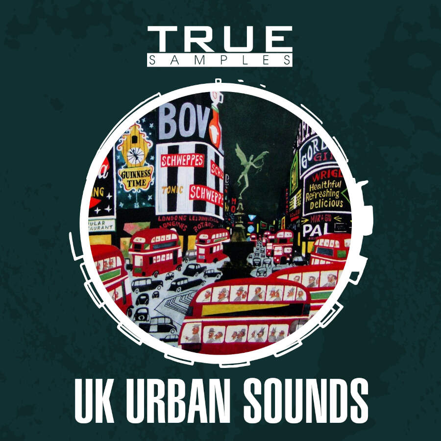 True Samples - UK Urban Sounds Sample Packs Software GUI Artwork