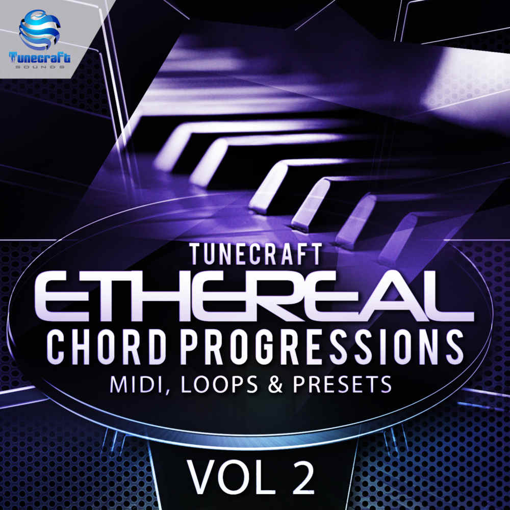 Tunecraft Sounds - Ethereal Chord Progressions Vol 2 Sample Packs Software GUI Artwork