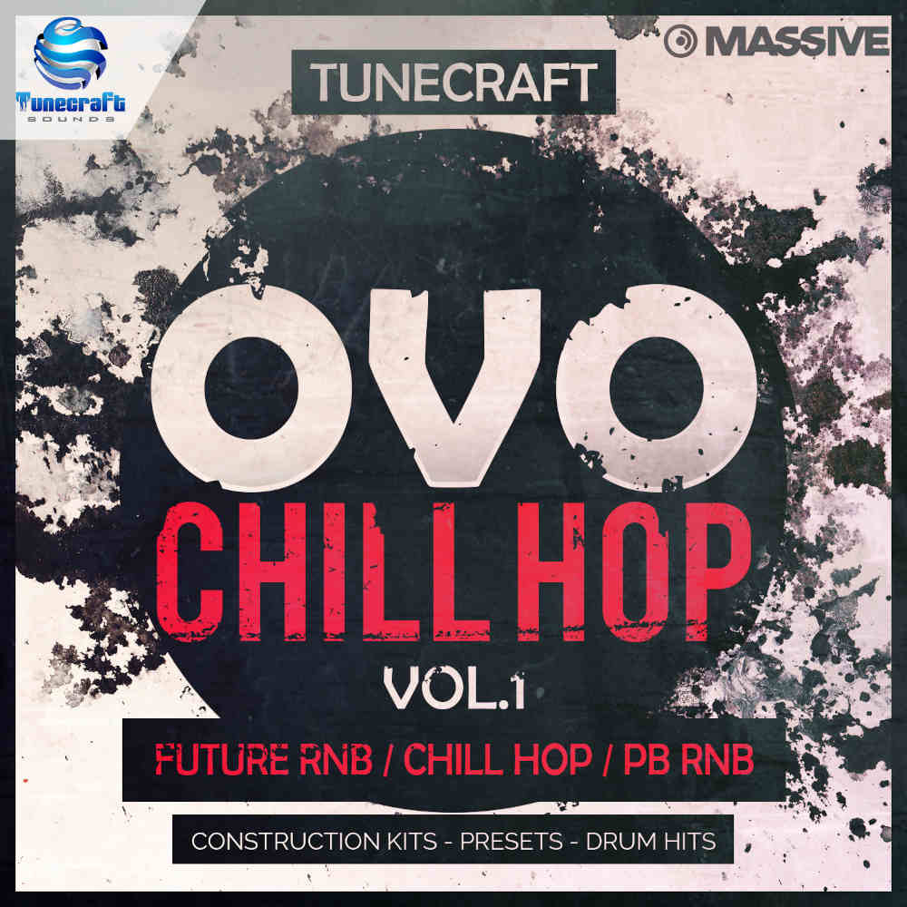 Tunecraft Sounds - OVO Chill Hop Vol.1 Sample Packs Software GUI Artwork