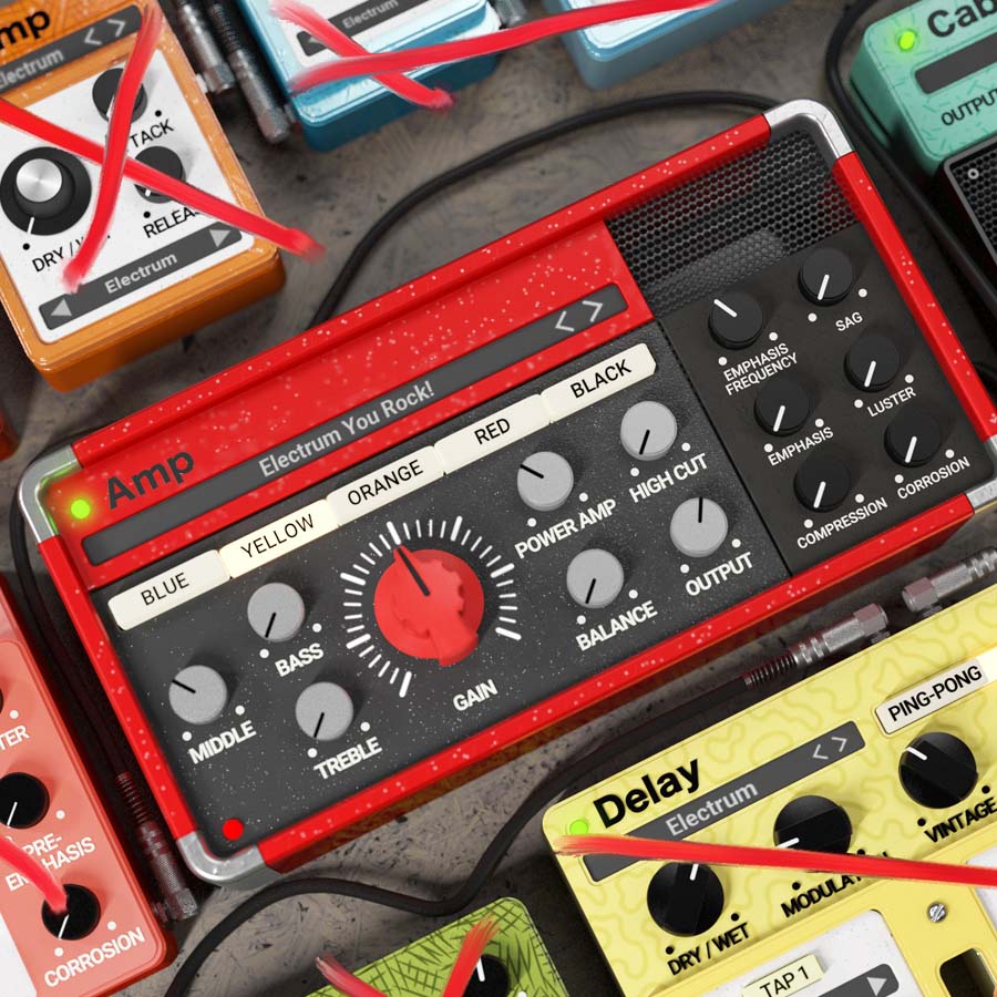 United Plugins - Electrum Core  Plugins & FX Software GUI Artwork