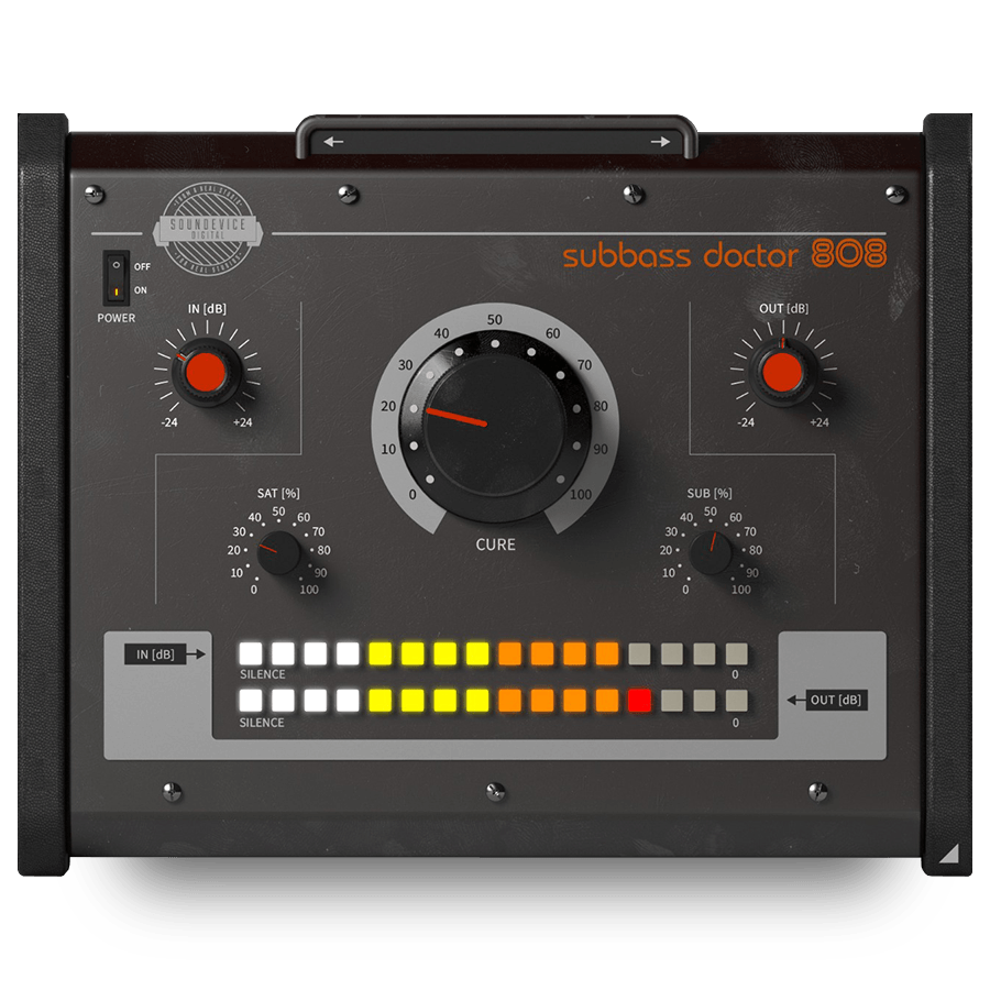 United Plugins - SubBass Doctor 808 Plugins & FX Software GUI Artwork