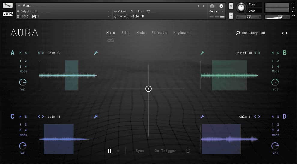 Vir2 Instruments - Aura: Atmospheric Drone Builder Screenshot 2