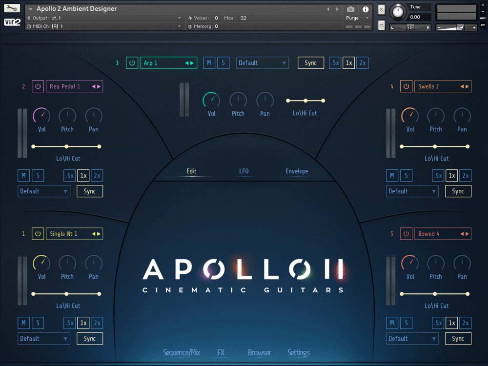 Vir2 Instruments - Apollo II: Cinematic Guitars Screenshot 2