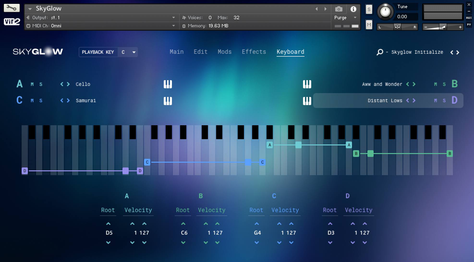 Vir2 Instruments - SkyGlow: Light Atmosphere Designer Screenshot 2