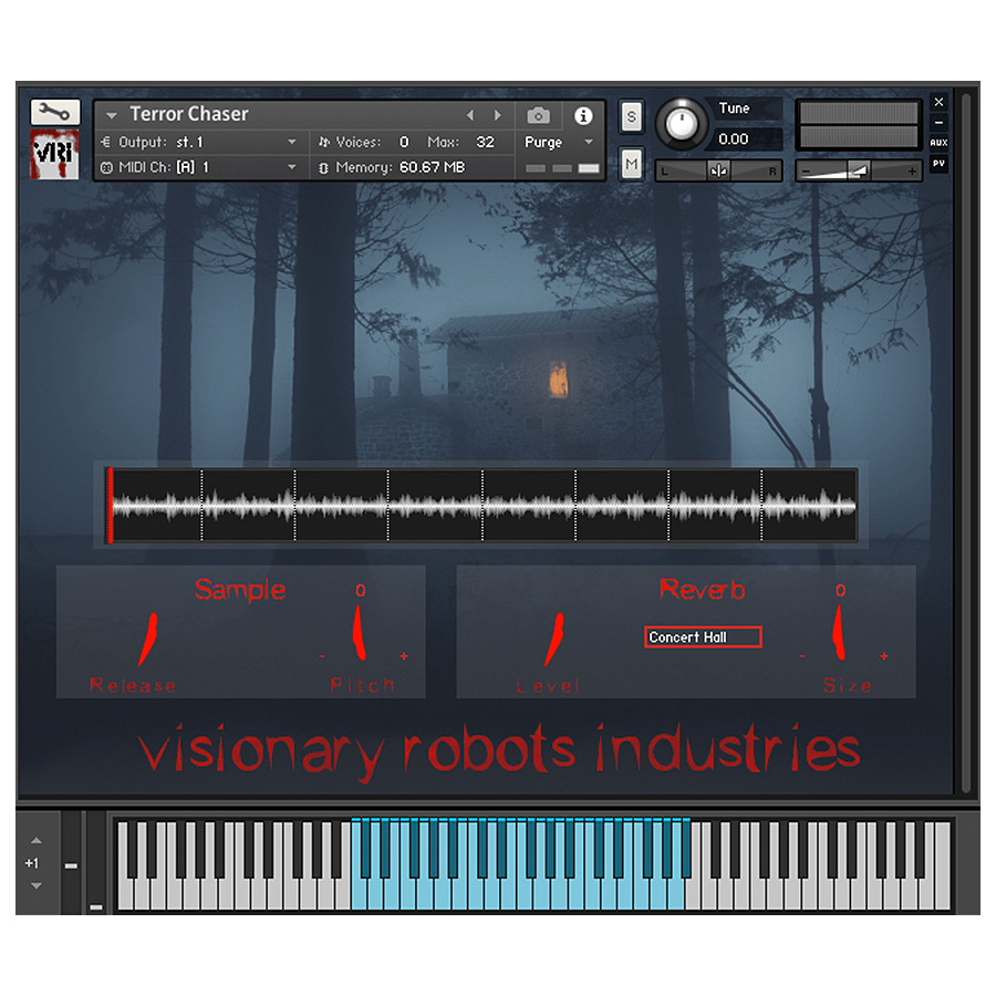 Visionary Robots Industries - Cinematic Horror Storeroom Vol 2 Kontakt Instruments Software GUI Artwork