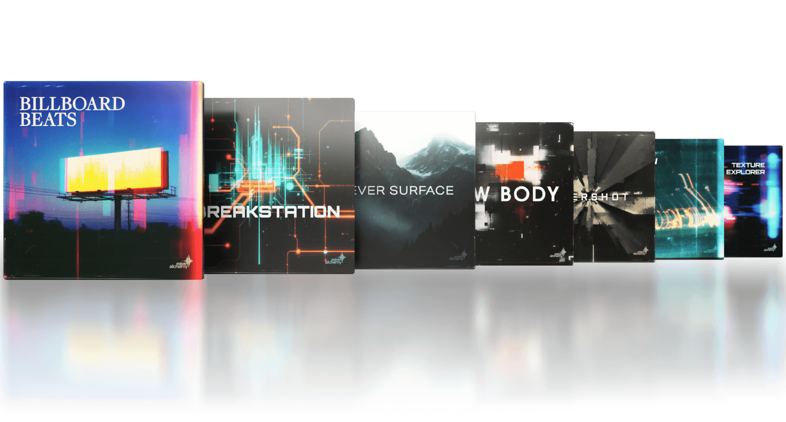 Wave Alchemy - Triaz Expansion Bundle Plugins & FX Software GUI Artwork