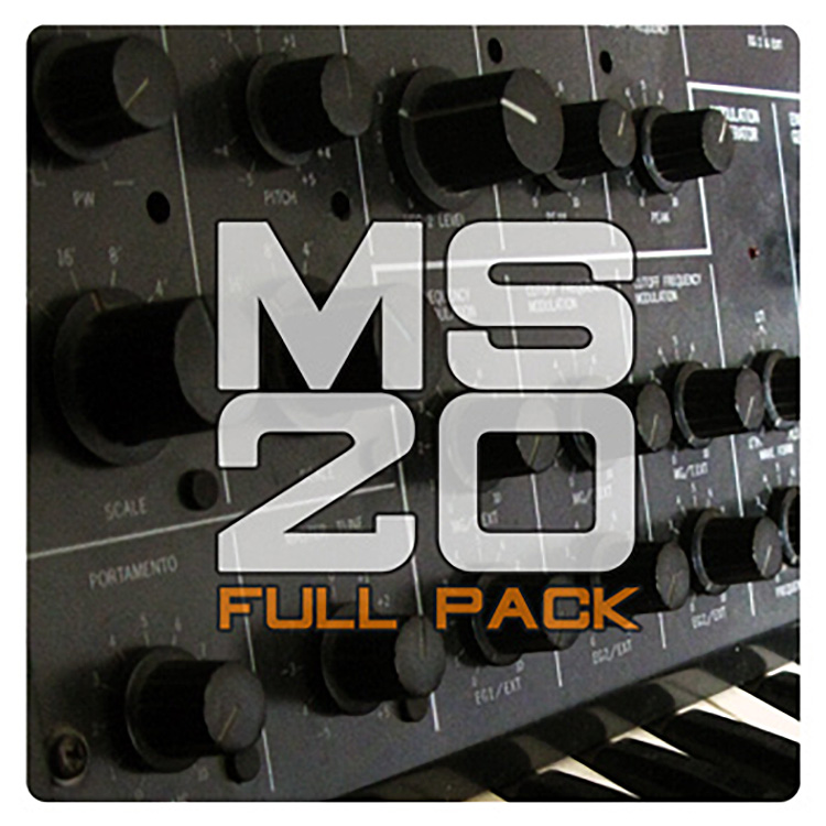 WaveShaper - MS20 Drums Sample Packs Software GUI Artwork