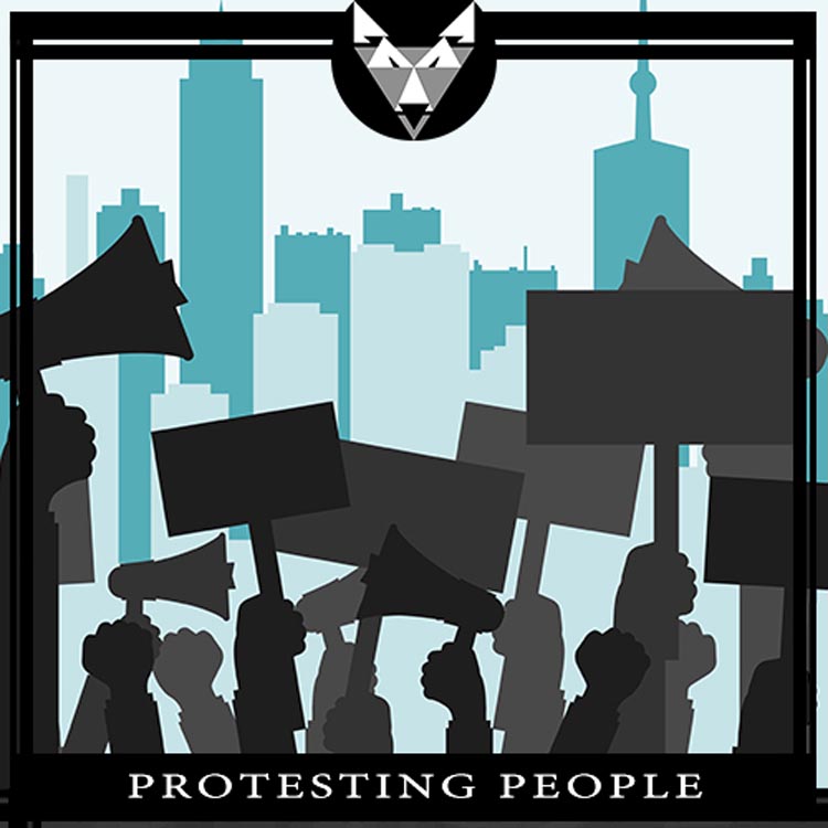 Protesting People